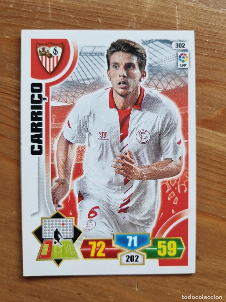 Cromos de f&uacute;tbol: 302 CARRI&Ccedil;O (Sevilla FC). Liga 2013 2014 13 14 Adrenalyn XL