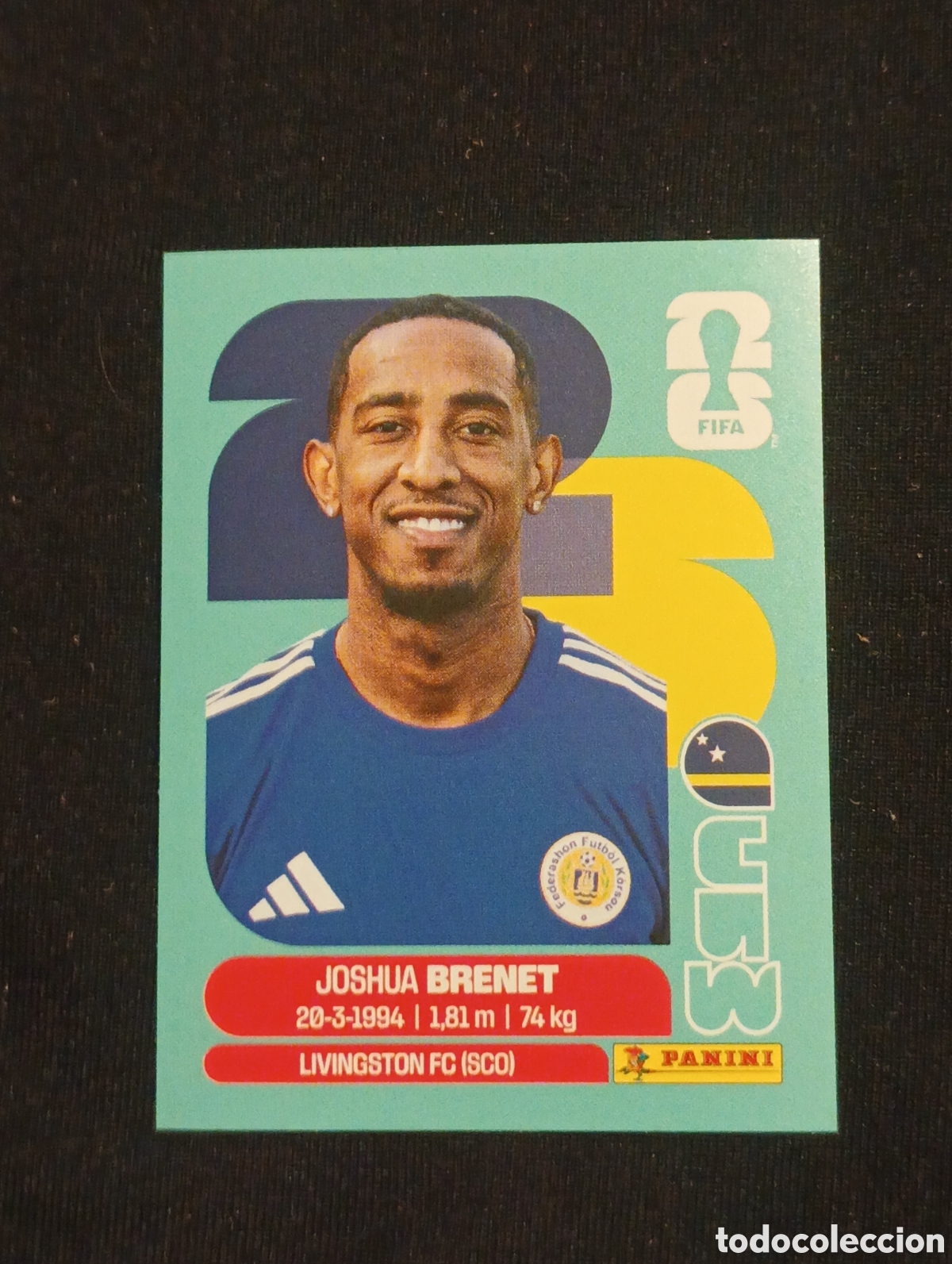 Cromos de f&uacute;tbol: mundial panini 2026 Joshua brenet