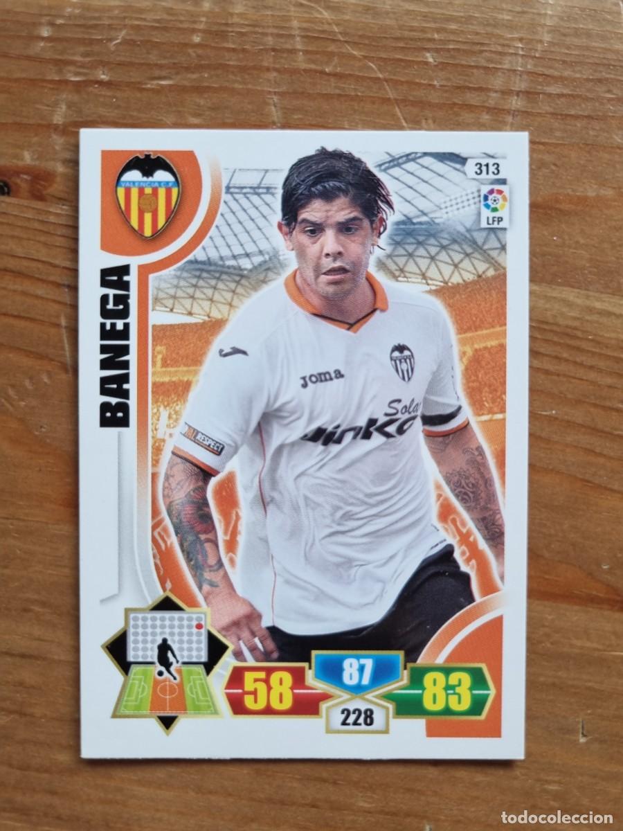 Cromos de f&uacute;tbol: 313 BANEGA (Valencia CF). Liga 2013 2014 13 14 Adrenalyn XL