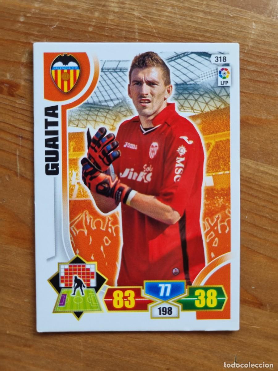 Cromos de f&uacute;tbol: 318 GUAITA (Valencia CF). Liga 2013 2014 13 14 Adrenalyn XL
