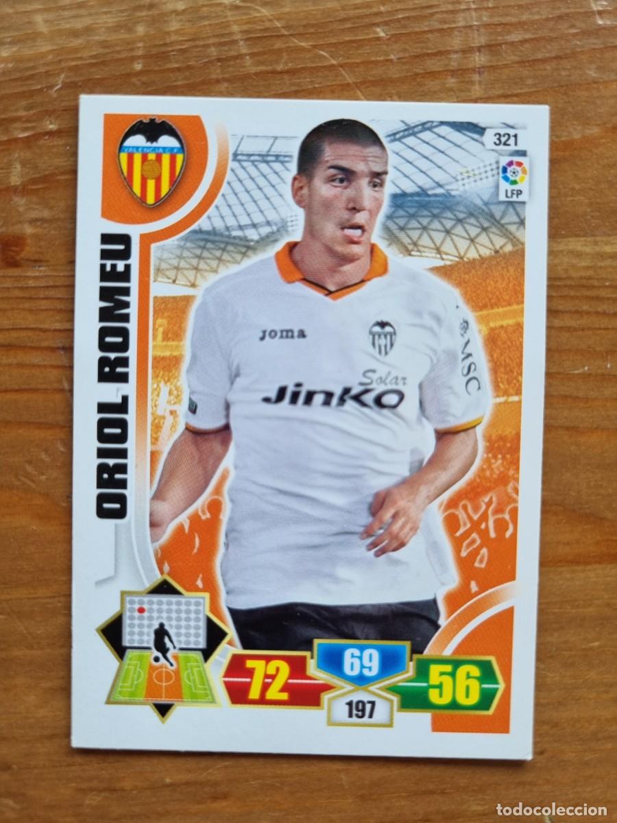 Figurine di Calcio: 321 ORIOL ROMEU (Valencia CF). Liga 2013 2014 13 14 Adrenalyn XL