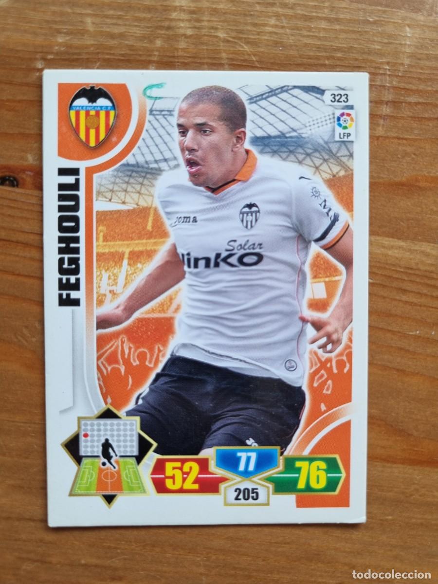Figurine di Calcio: 323 FEGHOULI (Valencia CF). Liga 2013 2014 13 14 Adrenalyn XL