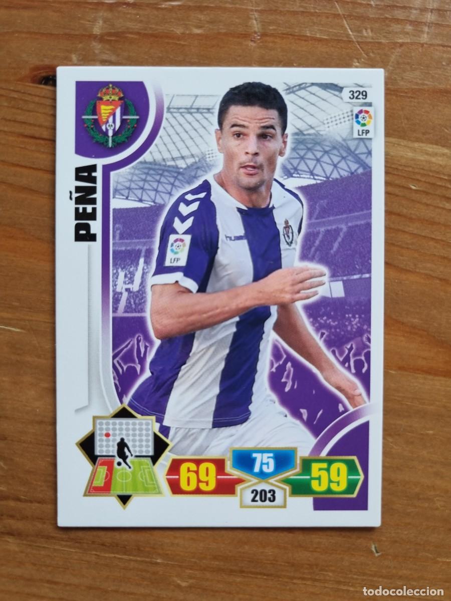 Figurine di Calcio: 329 PE&Ntilde;A (Real Valladolid). Liga 2013 2014 13 14 Adrenalyn XL