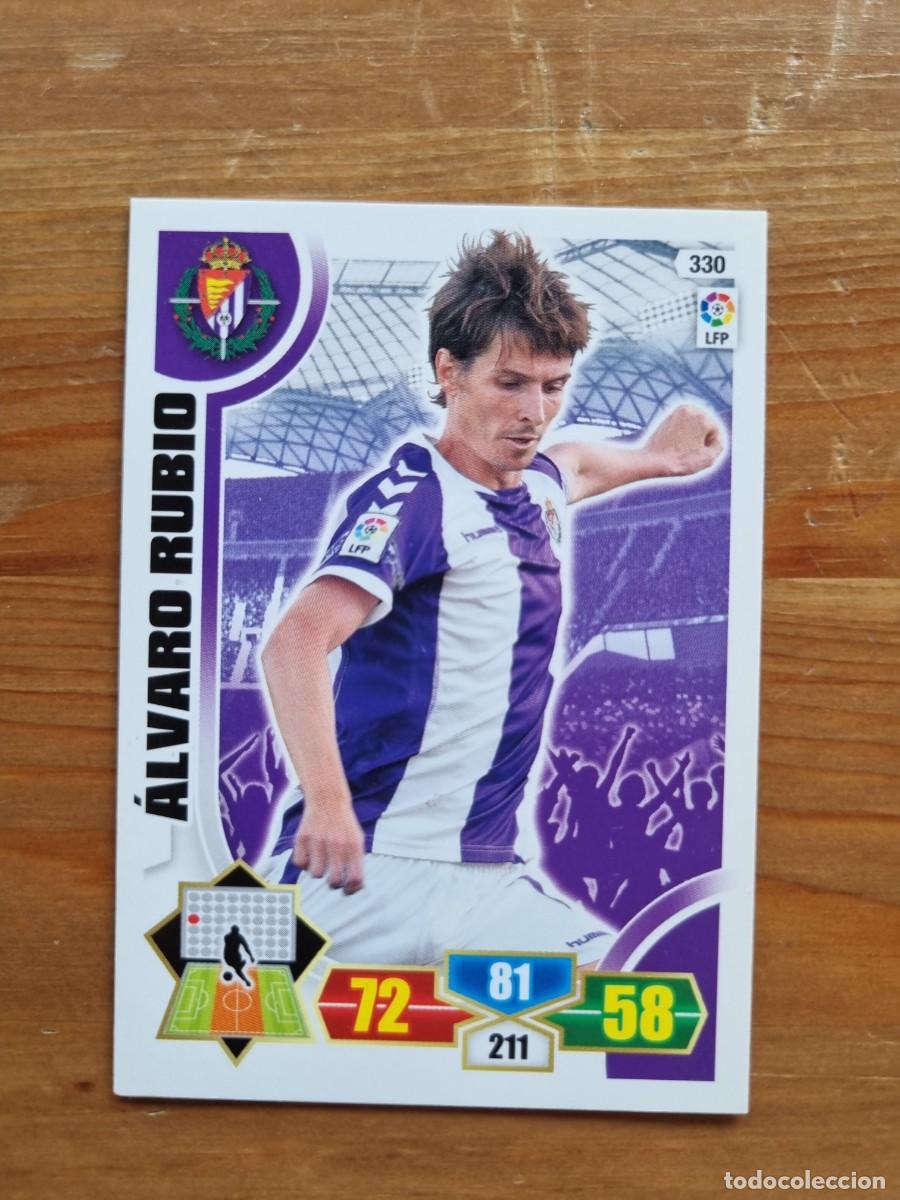Figurine di Calcio: 330 &Aacute;LVARO RUBIO (Real Valladolid). Liga 2013 2014 13 14 Adrenalyn XL