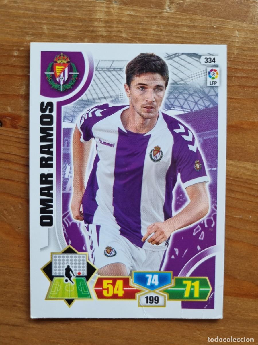 Figurine di Calcio: 334 OMAR RAMOS (Real Valladolid). Liga 2013 2014 13 14 Adrenalyn XL