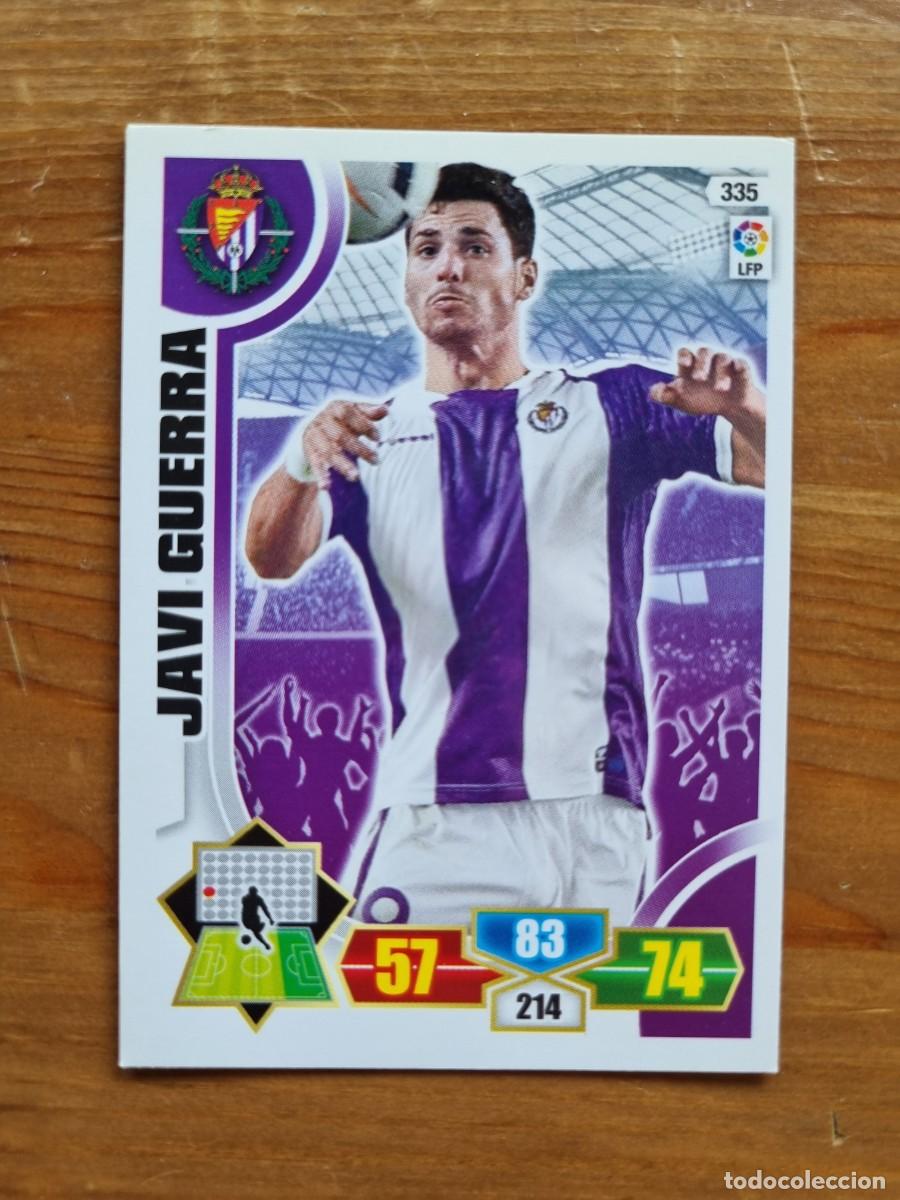 Football Stickers: 335 JAVI GUERRA (Real Valladolid). Liga 2013 2014 13 14 Adrenalyn XL