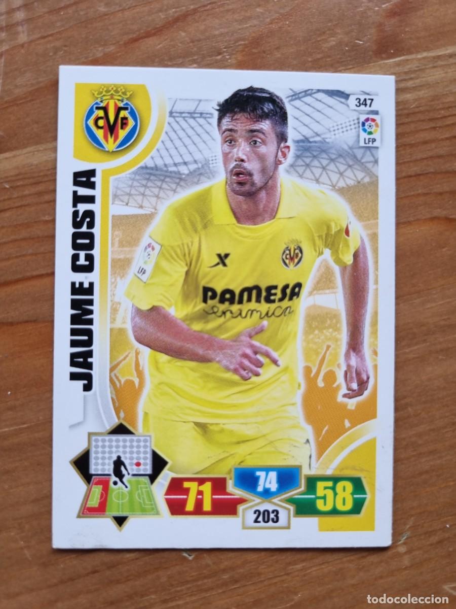 Football Stickers: 347 JAUME COSTA (Villarreal CF). Liga 2013 2014 13 14 Adrenalyn XL