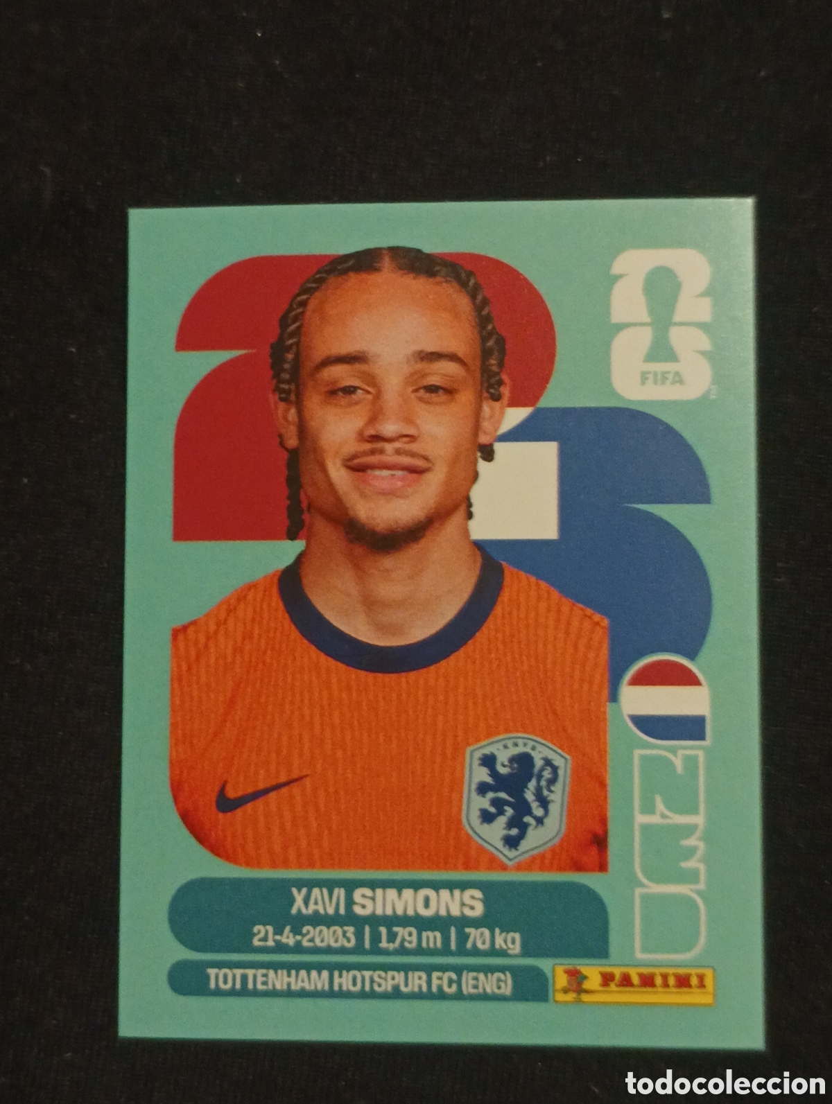 Cromos de f&uacute;tbol: mundial panini 2026 Xavi simons