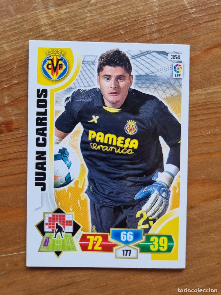 Cromos de f&uacute;tbol: 354 JUAN CARLOS (Villarreal CF). Liga 2013 2014 13 14 Adrenalyn XL
