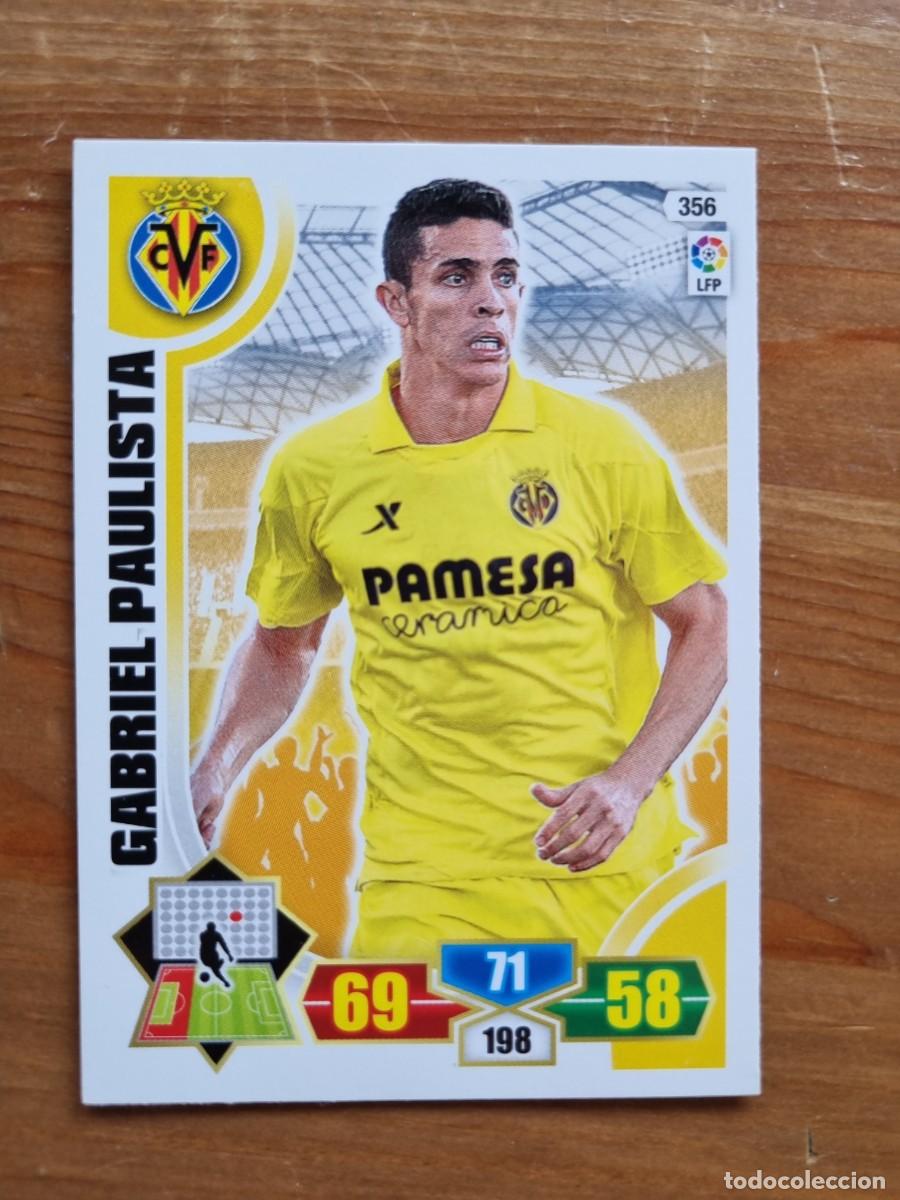 Cromos de f&uacute;tbol: 356 GABRIEL PAULISTA (Villarreal CF). Liga 2013 2014 13 14 Adrenalyn XL