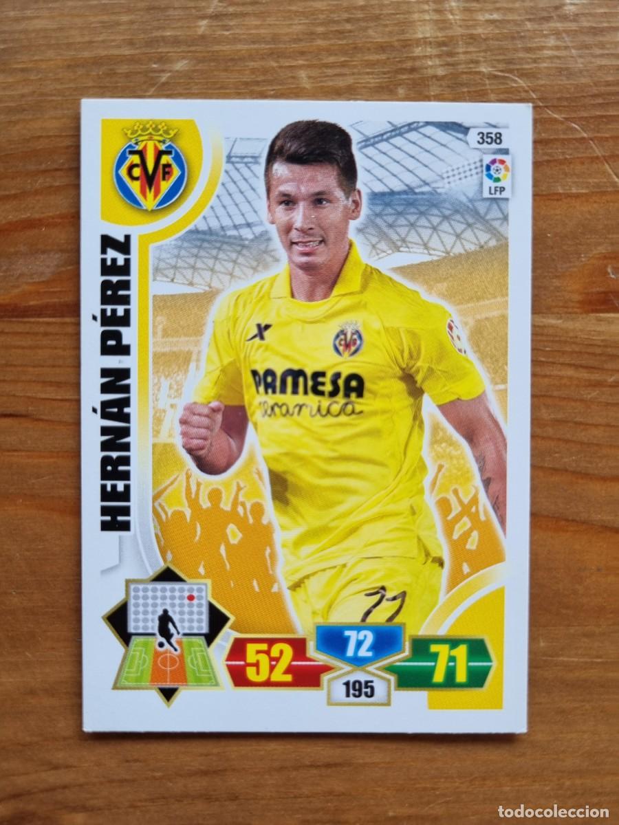 Cromos de f&uacute;tbol: 358 HERN&Aacute;N P&Eacute;REZ (Villarreal CF). Liga 2013 2014 13 14 Adrenalyn XL
