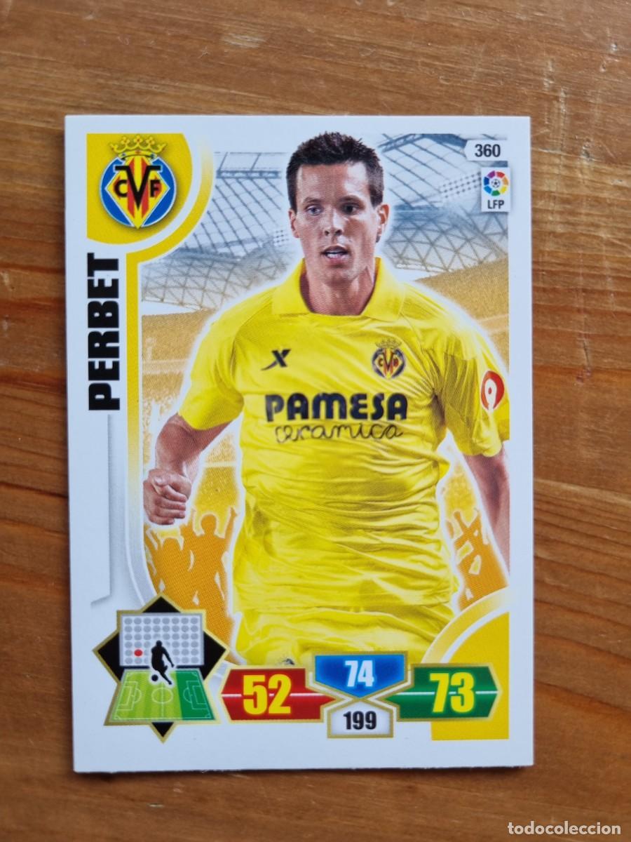 Cromos de f&uacute;tbol: 360 PERBET (Villarreal CF). Liga 2013 2014 13 14 Adrenalyn XL