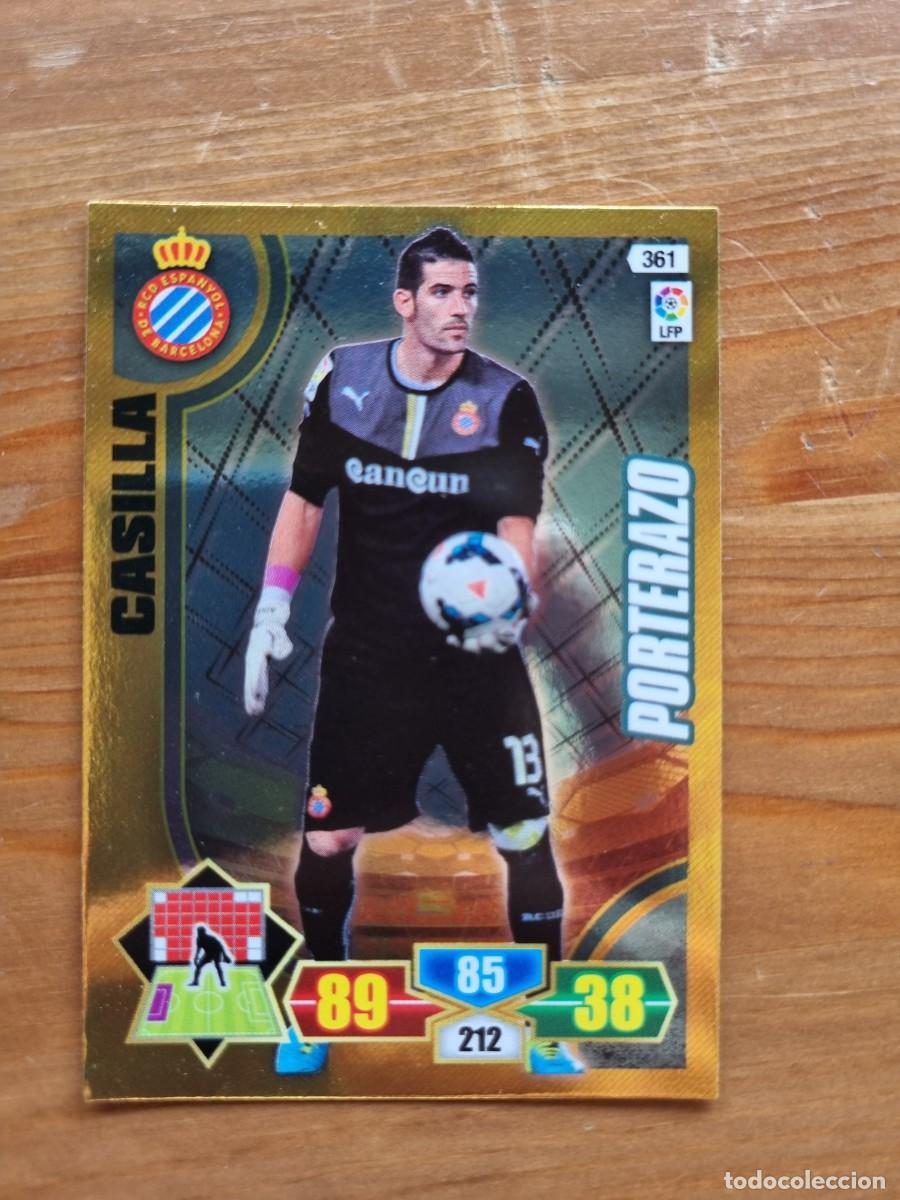 Cromos de f&uacute;tbol: 361 CASILLA (RCD Espanyol) PORTERAZO. Liga 2013 2014 13 14 Adrenalyn XL