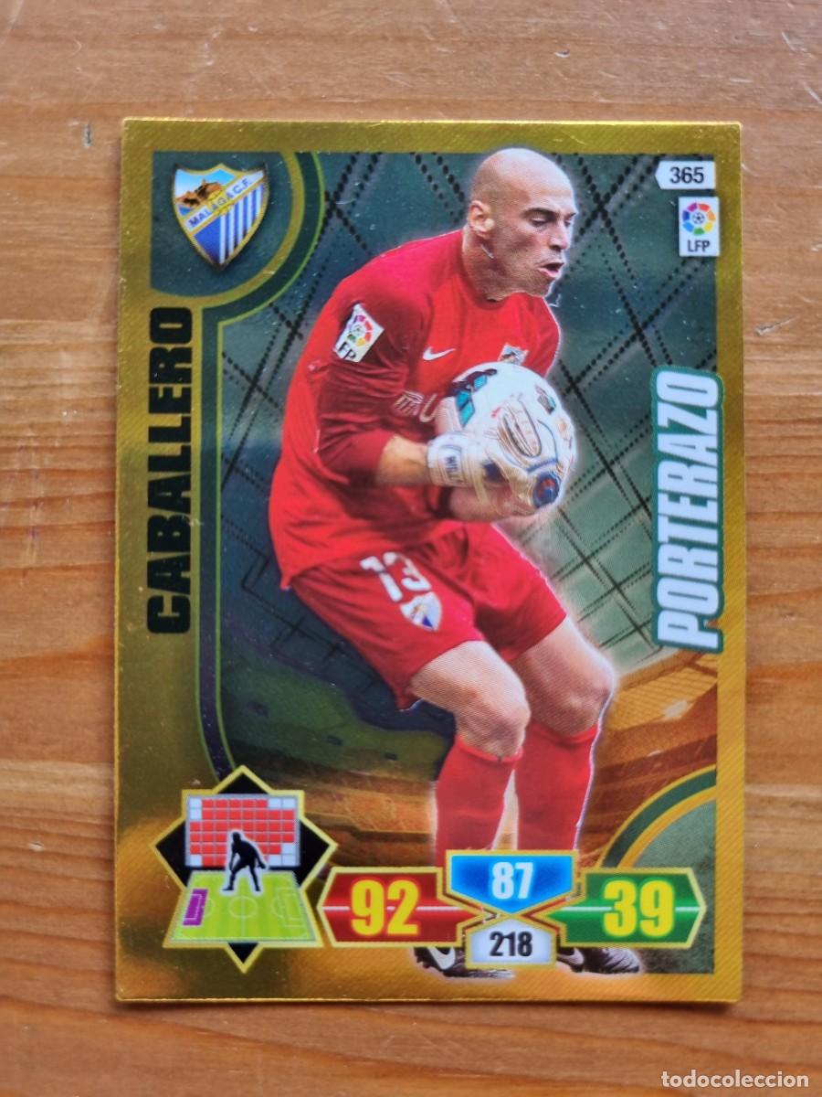 Cromos de f&uacute;tbol: 365 CABALLERO (M&aacute;laga CF) PORTERAZO. Liga 2013 2014 13 14 Adrenalyn XL