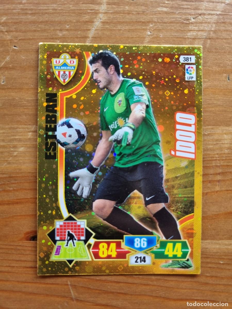 Cromos de f&uacute;tbol: 381 ESTEBAN (UD Almer&iacute;a) &Iacute;DOLO. Liga 2013 2014 13 14 Adrenalyn XL