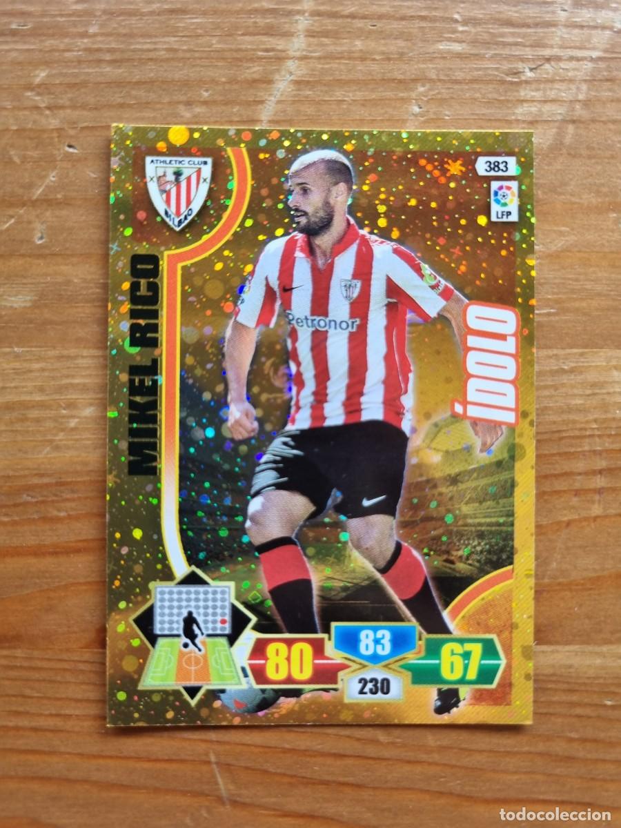 Cromos de f&uacute;tbol: 383 MIKEL RICO (Athletic Club de Bilbao) &Iacute;DOLO. Liga 2013 2014 13 14 Adrenalyn XL