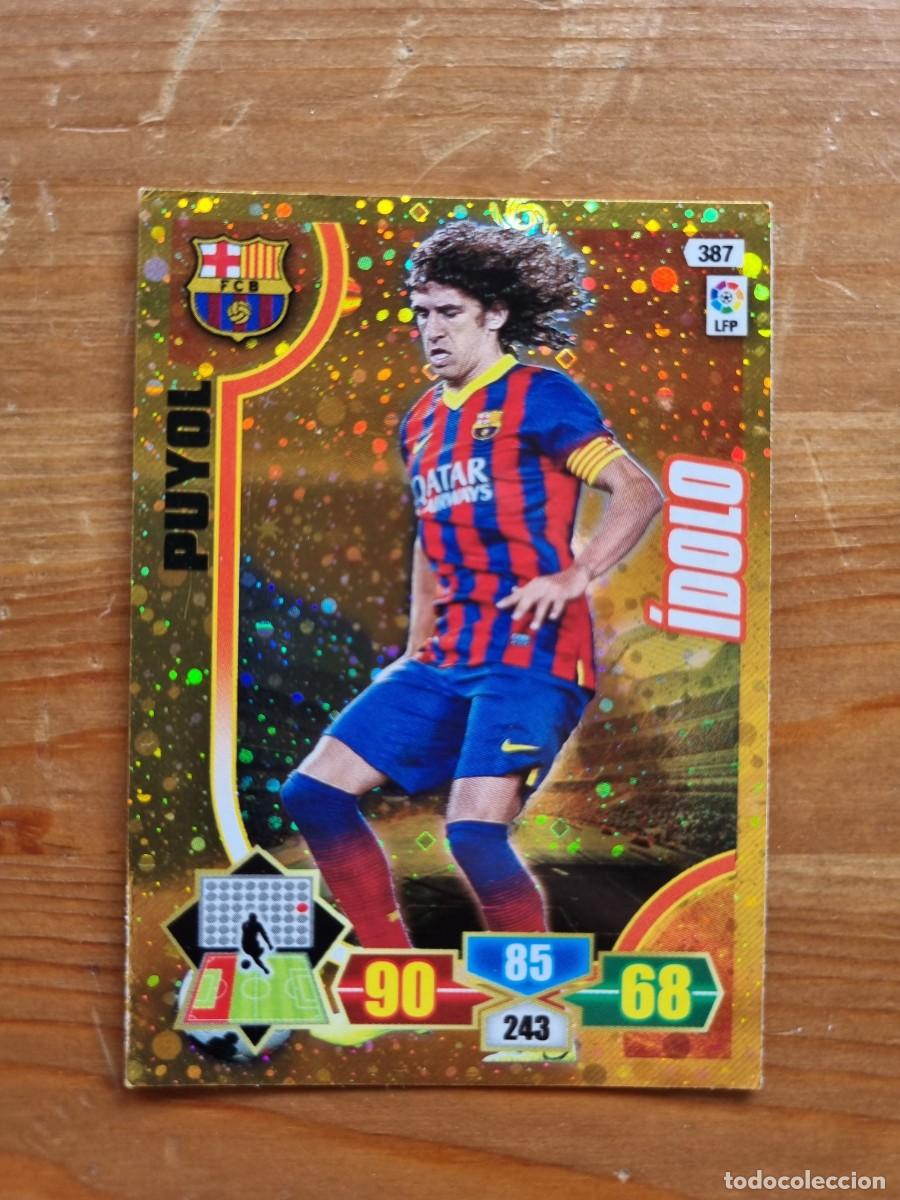 Cromos de f&uacute;tbol: 387 PUYOL (FC Barcelona) &Iacute;DOLO. Liga 2013 2014 13 14 Adrenalyn XL