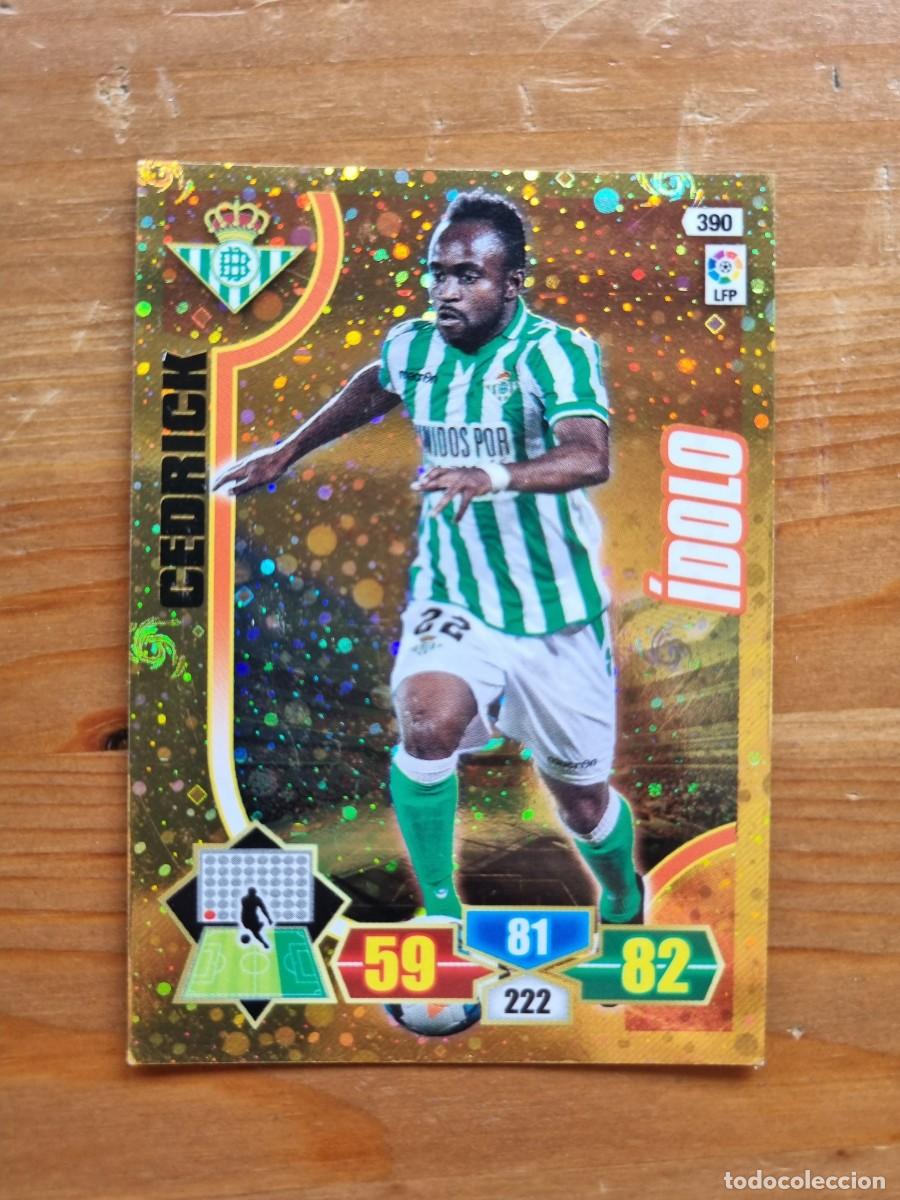 Cromos de f&uacute;tbol: 390 CEDRICK (Real Betis) &Iacute;DOLO. Liga 2013 2014 13 14 Adrenalyn XL