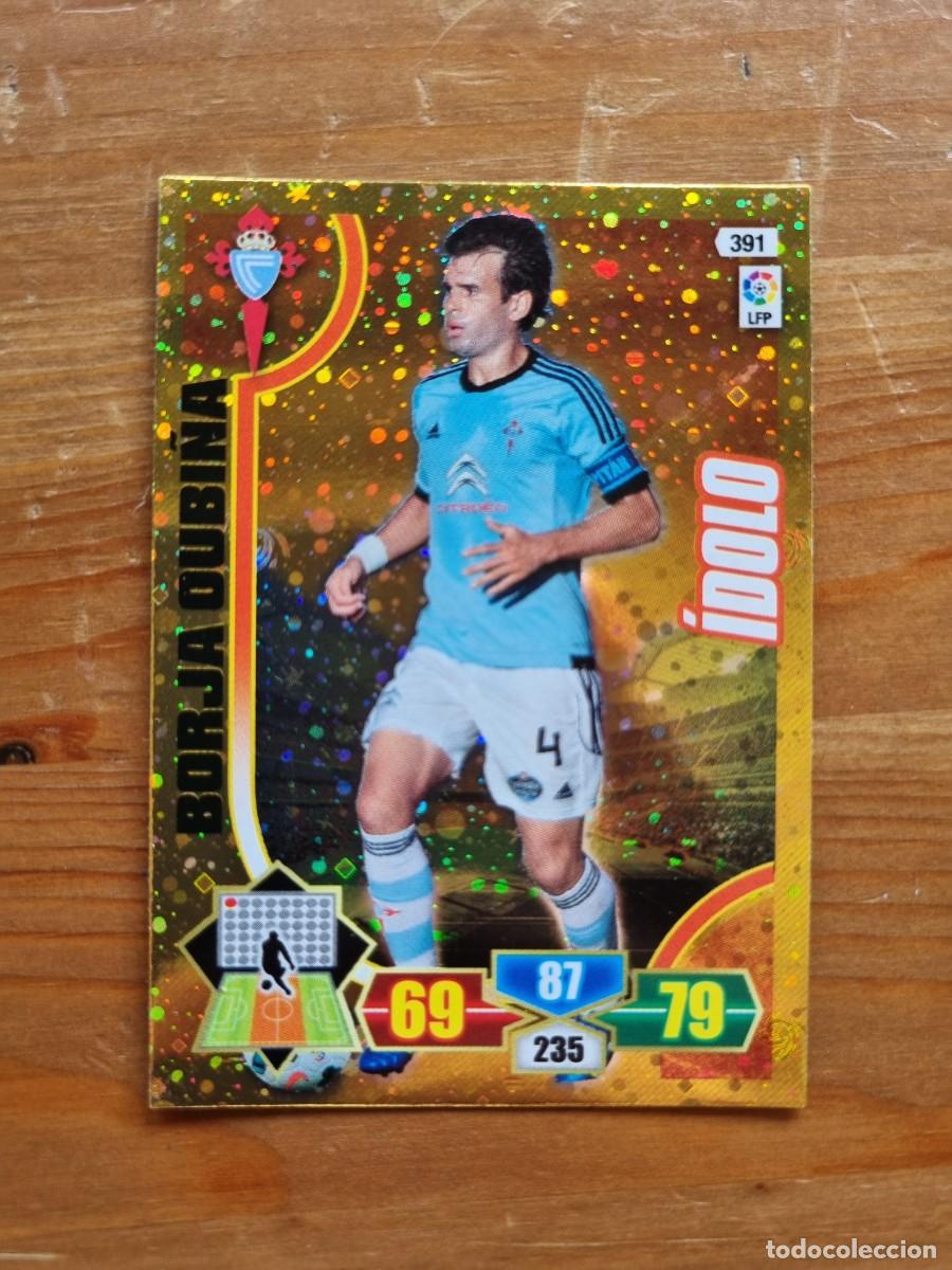 Cromos de f&uacute;tbol: 391 BORJA OUBI&Ntilde;A (Celta de Vigo) &Iacute;DOLO. Liga 2013 2014 13 14 Adrenalyn XL