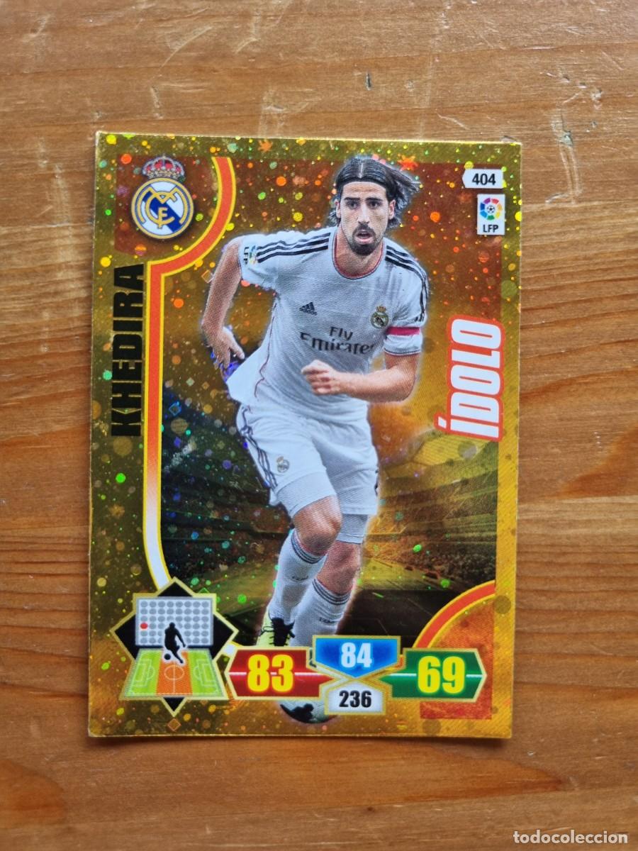 Cromos de f&uacute;tbol: 404 KHEDIRA (Real Madrid CF) &Iacute;DOLO. Liga 2013 2014 13 14 Adrenalyn XL