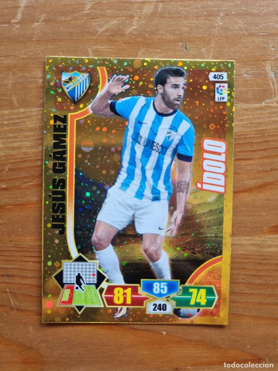 Cromos de f&uacute;tbol: 405 JES&Uacute;S G&Aacute;MEZ (M&aacute;laga CF) &Iacute;DOLO. Liga 2013 2014 13 14 Adrenalyn XL
