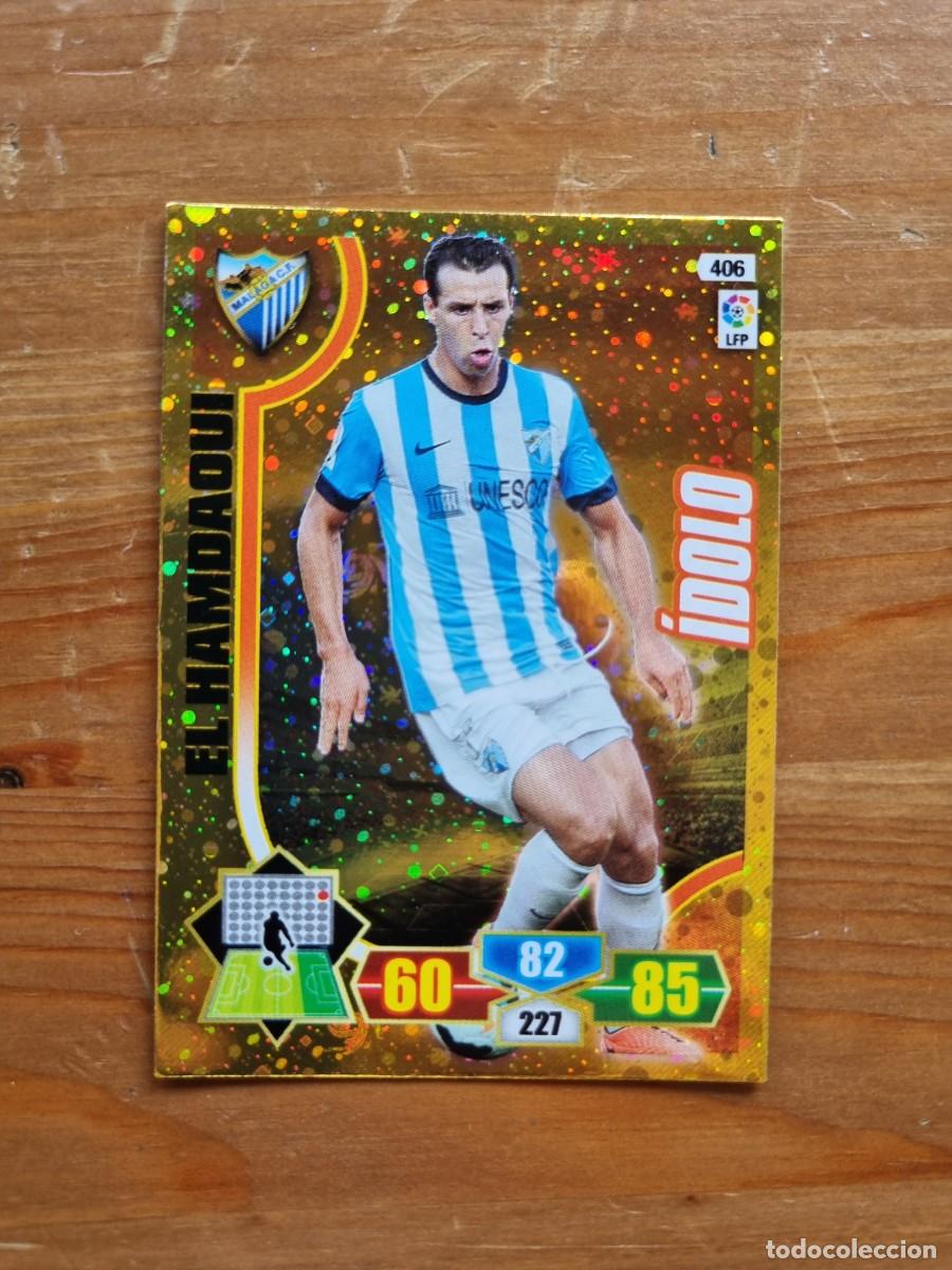 Cromos de f&uacute;tbol: 406 EL HAMDAOUI (M&aacute;laga CF) &Iacute;DOLO. Liga 2013 2014 13 14 Adrenalyn XL