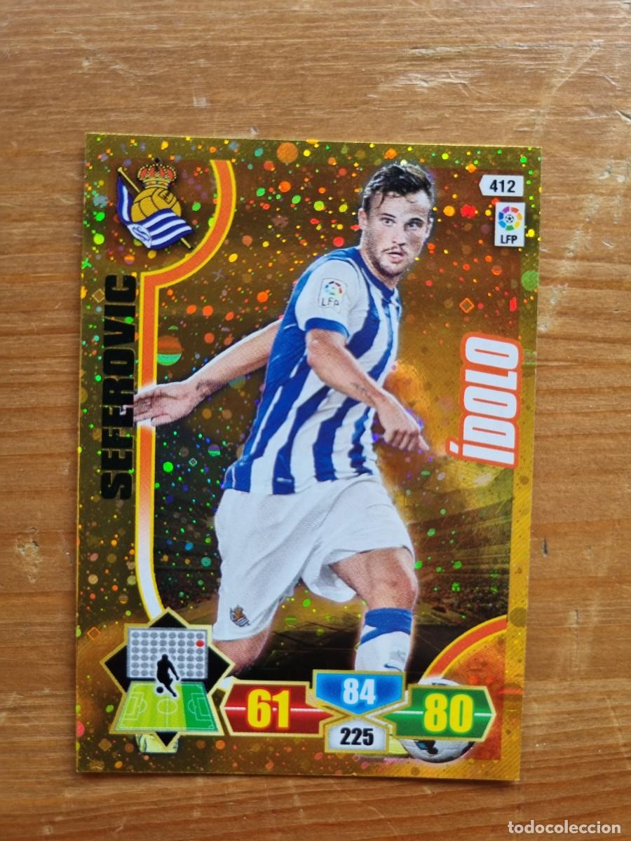 Cromos de f&uacute;tbol: 412 SEFEROVIC (Real Sociedad) &Iacute;DOLO. Liga 2013 2014 13 14 Adrenalyn XL