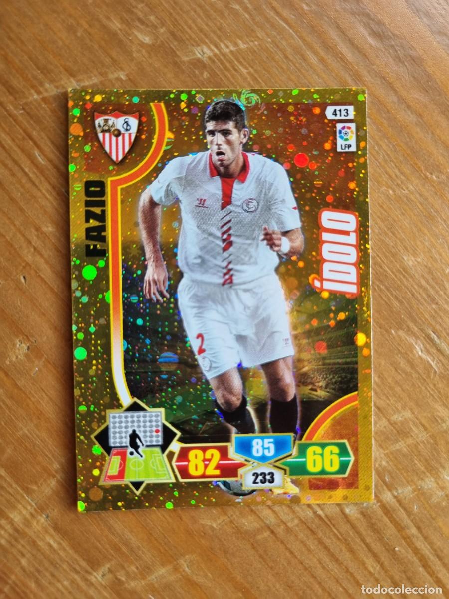 Cromos de f&uacute;tbol: 413 FAZIO (Sevilla FC) &Iacute;DOLO. Liga 2013 2014 13 14 Adrenalyn XL