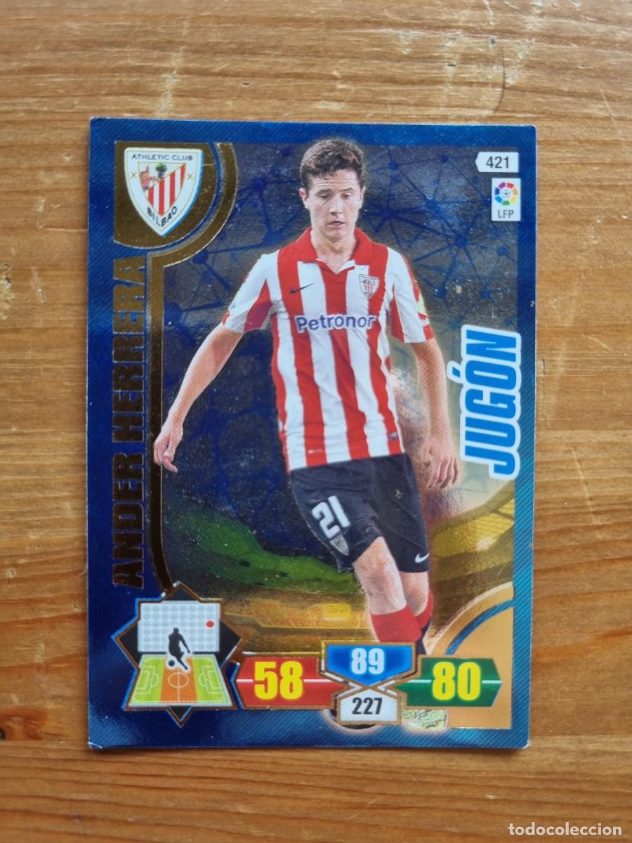 Cromos de f&uacute;tbol: 421 ANDER HERRERA (Athletic Club de Bilbao) JUG&Oacute;N. Liga 2013 2014 13 14 Adrenalyn XL
