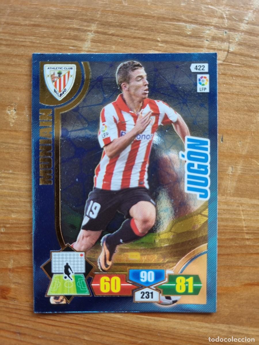 Cromos de f&uacute;tbol: 422 MUNIAIN (Athletic Club de Bilbao) JUG&Oacute;N. Liga 2013 2014 13 14 Adrenalyn XL