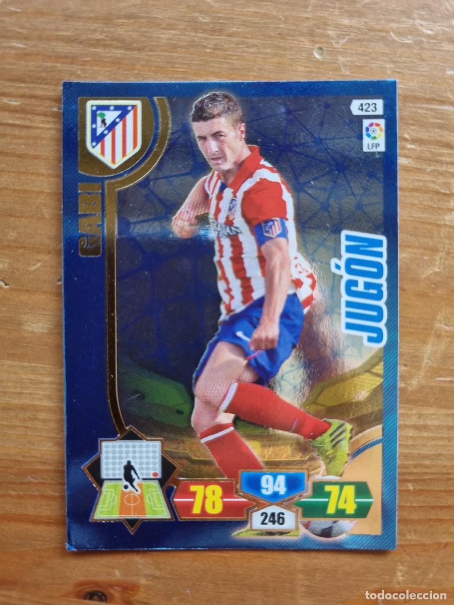 Cromos de f&uacute;tbol: 423 GABI (Atl&eacute;tico de Madrid) JUG&Oacute;N. Liga 2013 2014 13 14 Adrenalyn XL