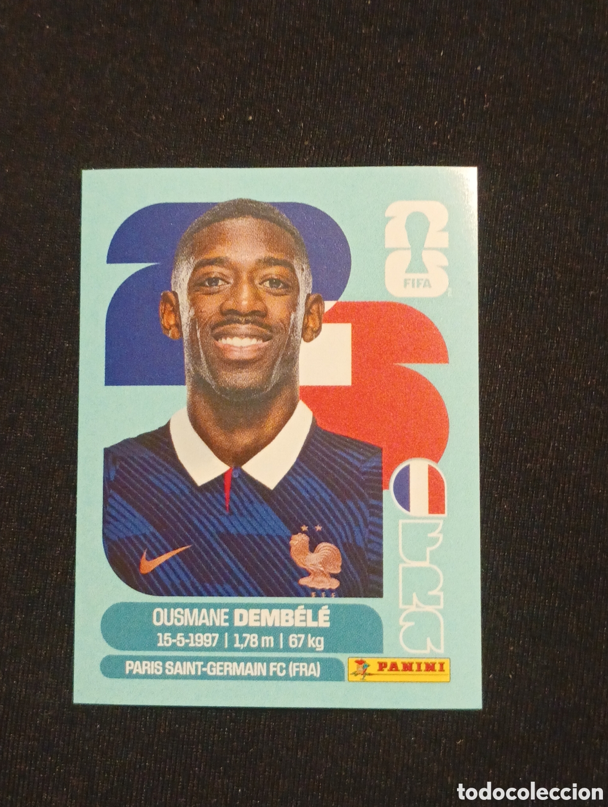 Cromos de f&uacute;tbol: mundial panini 2026 Ousmane dembele