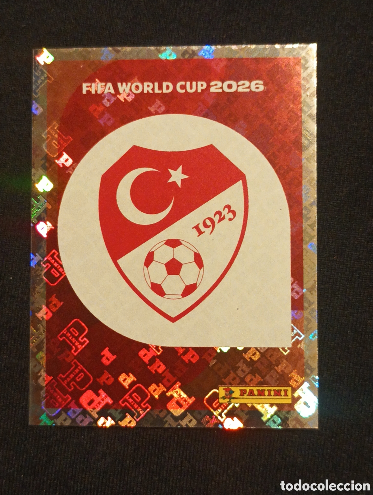 Cromos de f&uacute;tbol: mundial panini 2026 escudo