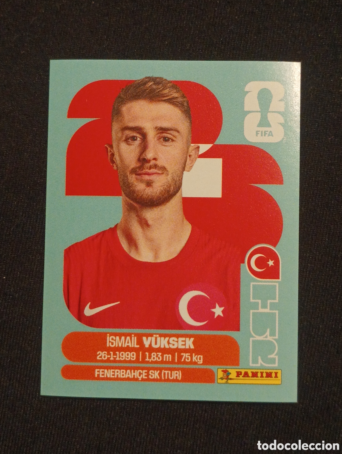Cromos de f&uacute;tbol: mundial panini 2026 ismail yuksek