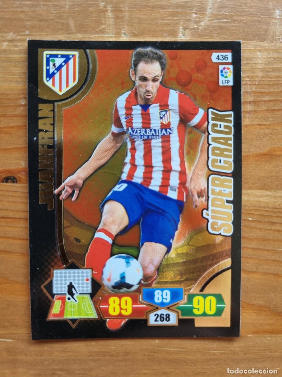 Cromos de f&uacute;tbol: 436 JUANFRAN (Atl&eacute;tico de Madrid) S&Uacute;PER CRACK. Liga 2013 2014 13 14 Adrenalyn XL
