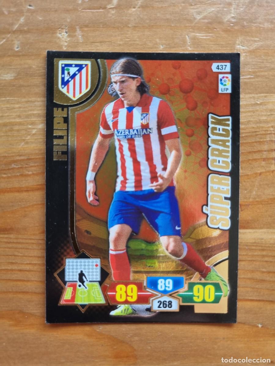 Cromos de f&uacute;tbol: 437 FILIPE (Atl&eacute;tico de Madrid) S&Uacute;PER CRACK. Liga 2013 2014 13 14 Adrenalyn XL