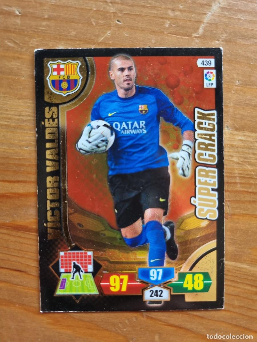 Cromos de f&uacute;tbol: 439 V&Iacute;CTOR VALD&Eacute;S (FC Barcelona) S&Uacute;PER CRACK. Liga 2013 2014 13 14 Adrenalyn XL
