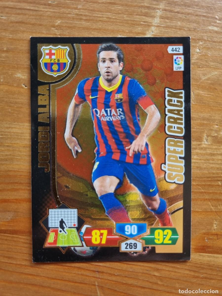 Cromos de f&uacute;tbol: 442 JORDI ALBA (FC Barcelona) S&Uacute;PER CRACK. Liga 2013 2014 13 14 Adrenalyn XL
