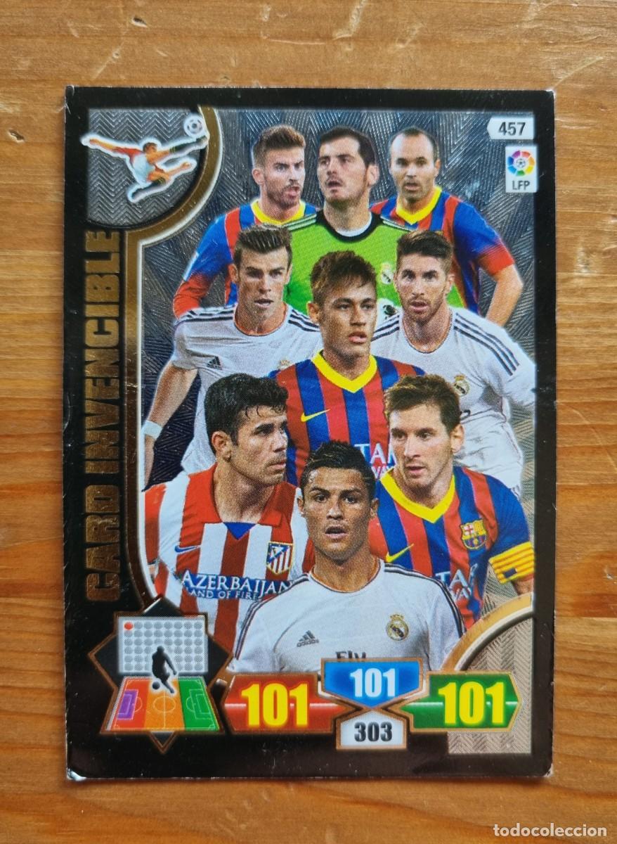 Cromos de f&uacute;tbol: 457 CARD INVENCIBLE. Liga 2013 2014 13 14 Adrenalyn XL