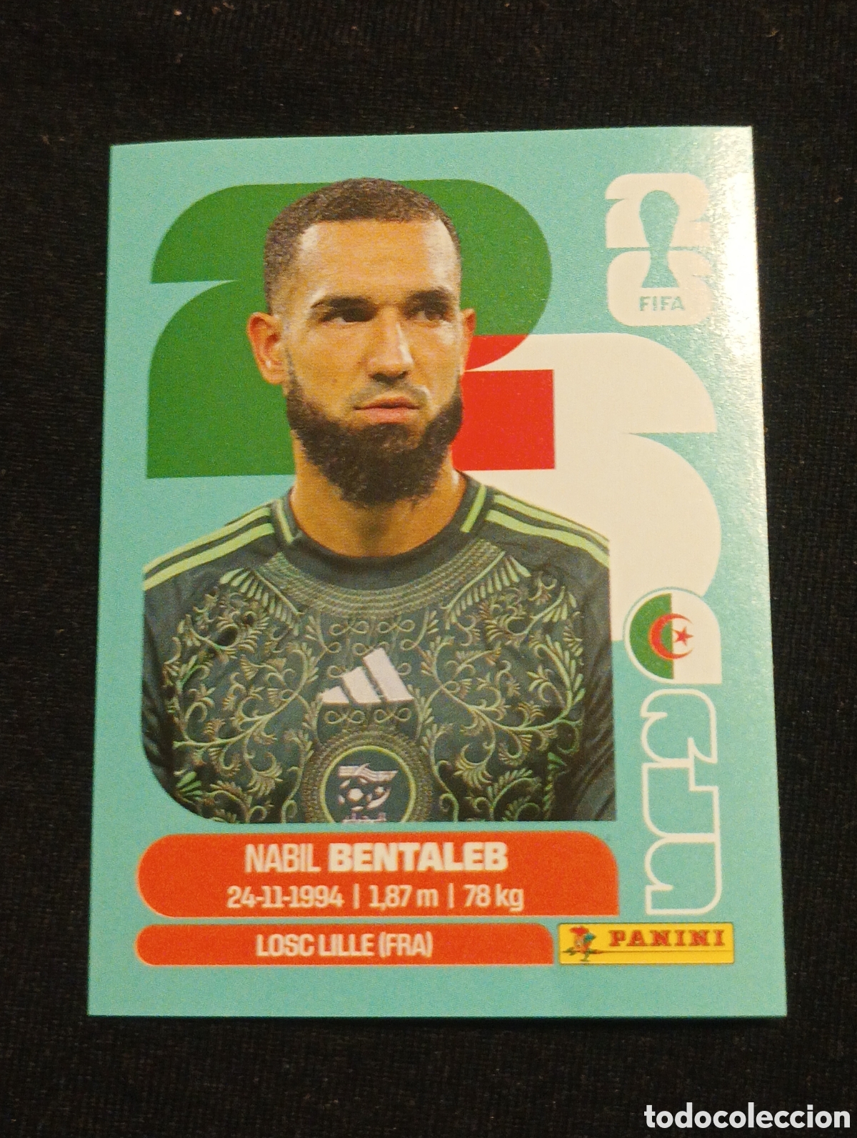 Cromos de f&uacute;tbol: mundial panini 2026 nabil bentaleb