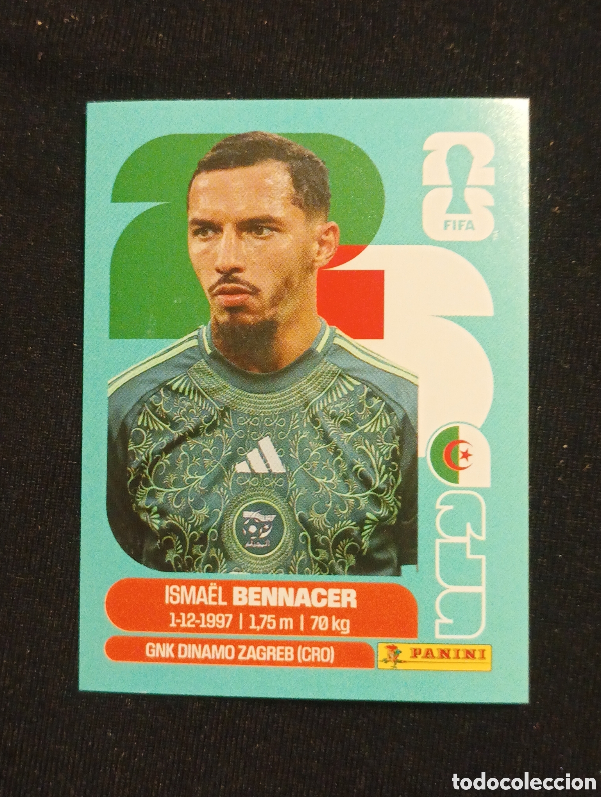 Cromos de f&uacute;tbol: mundial panini 2026 ismael bennacer