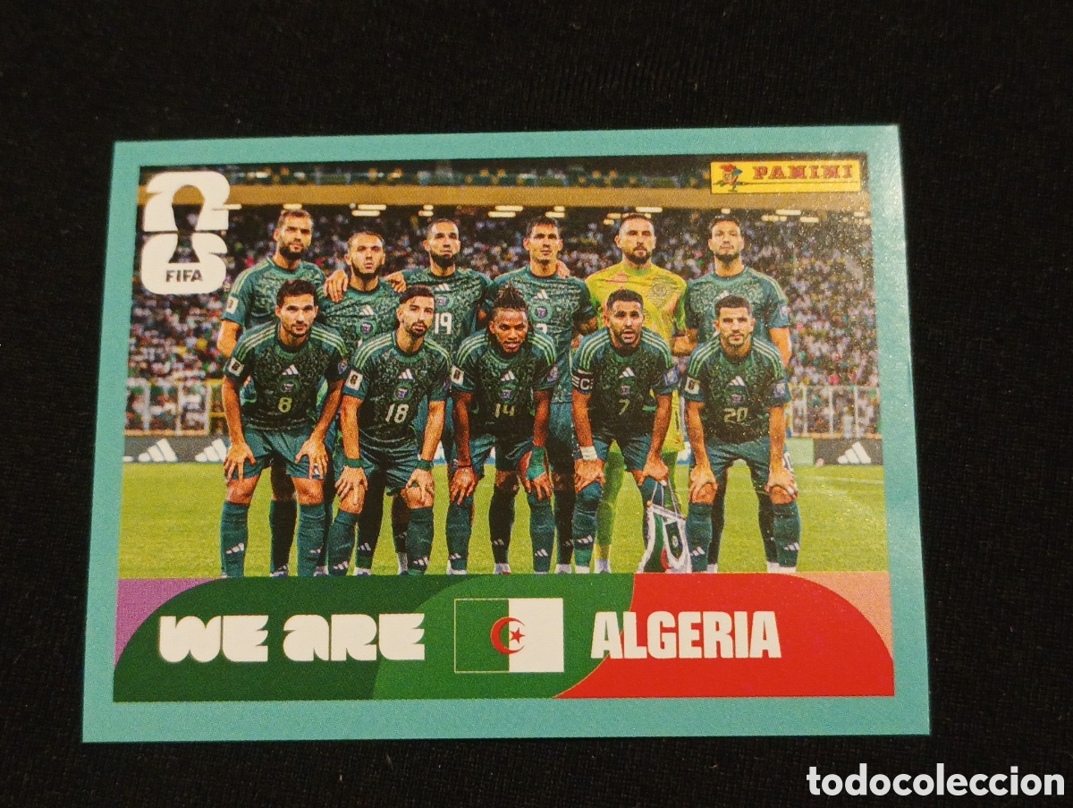 Cromos de f&uacute;tbol: mundial panini 2026 algeria