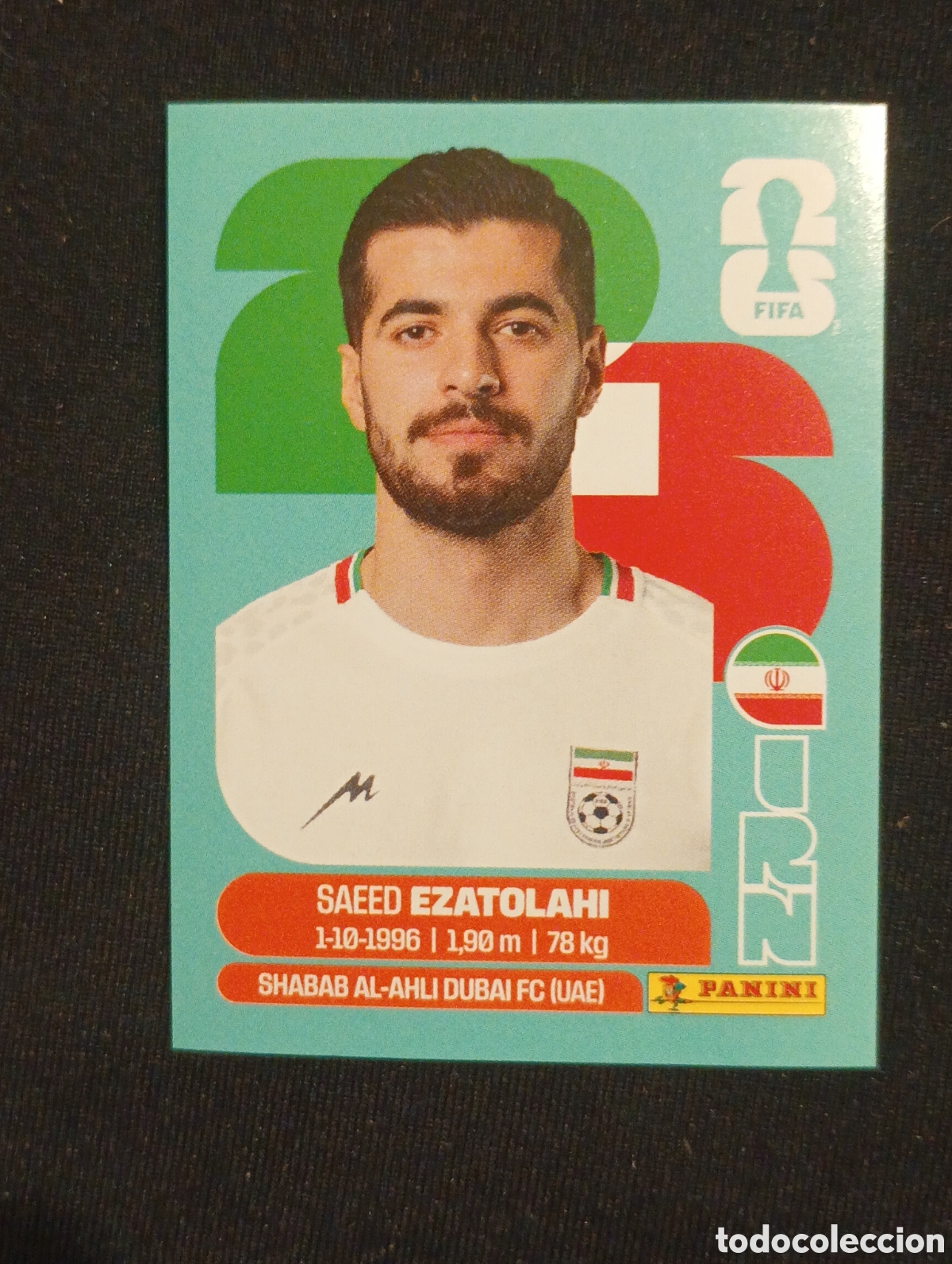Cromos de f&uacute;tbol: mundial panini 2026 saeed ezatolahi