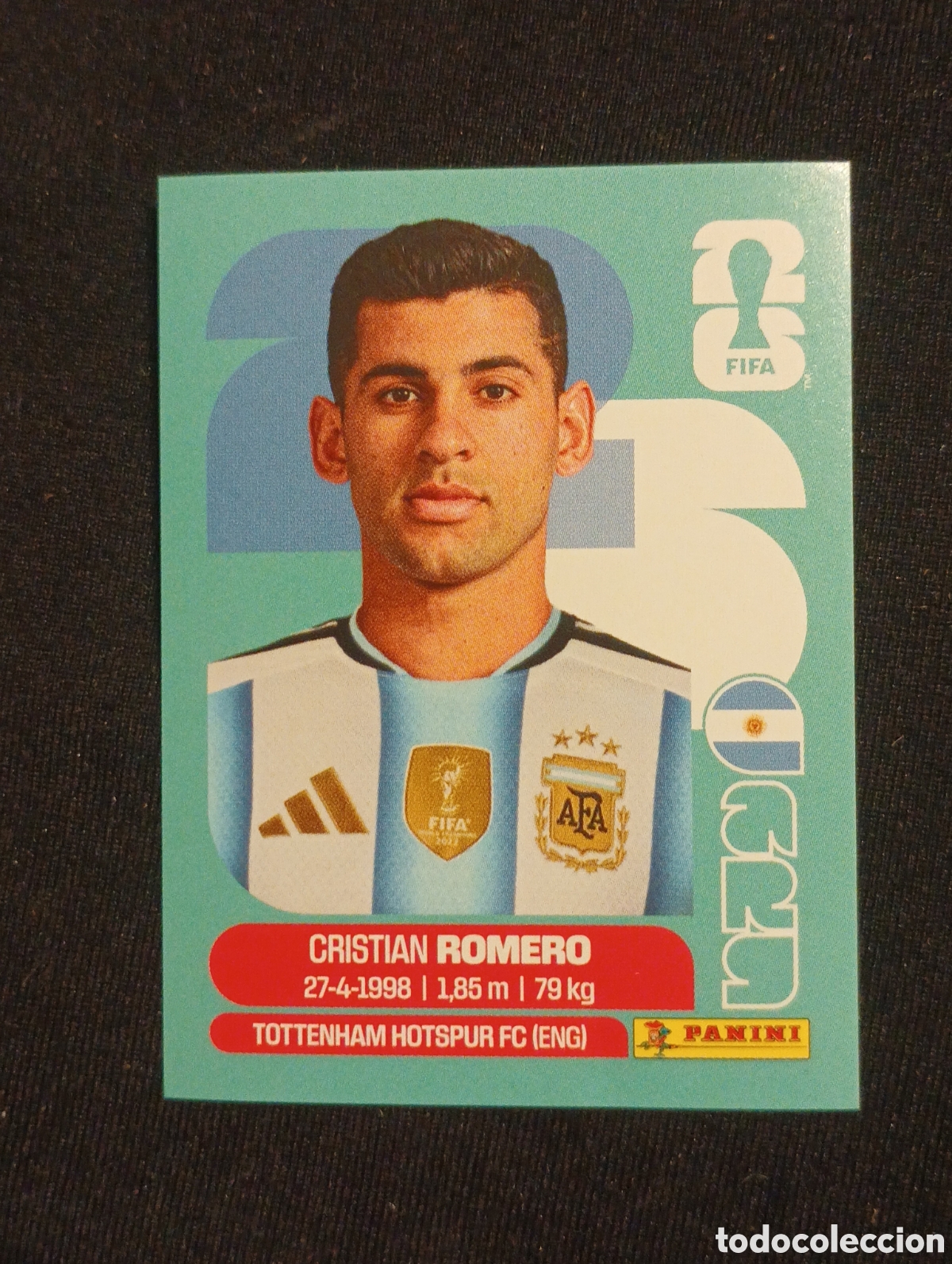 Cromos de f&uacute;tbol: mundial panini 2026 Cristian romero