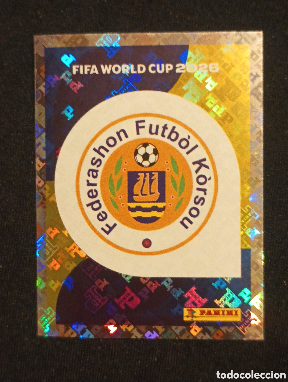 Cromos de f&uacute;tbol: mundial panini 2026 escudo
