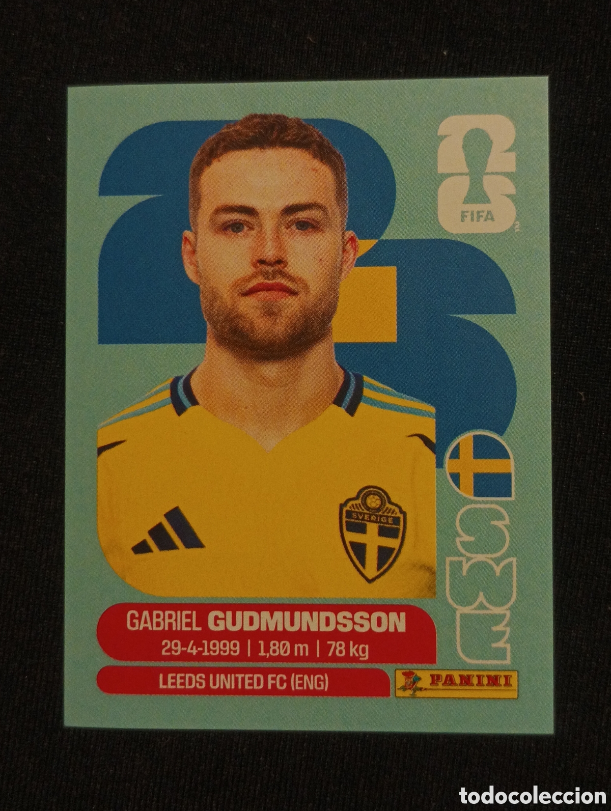 Cromos de f&uacute;tbol: mundial panini 2026 Gabriel gudmundsson