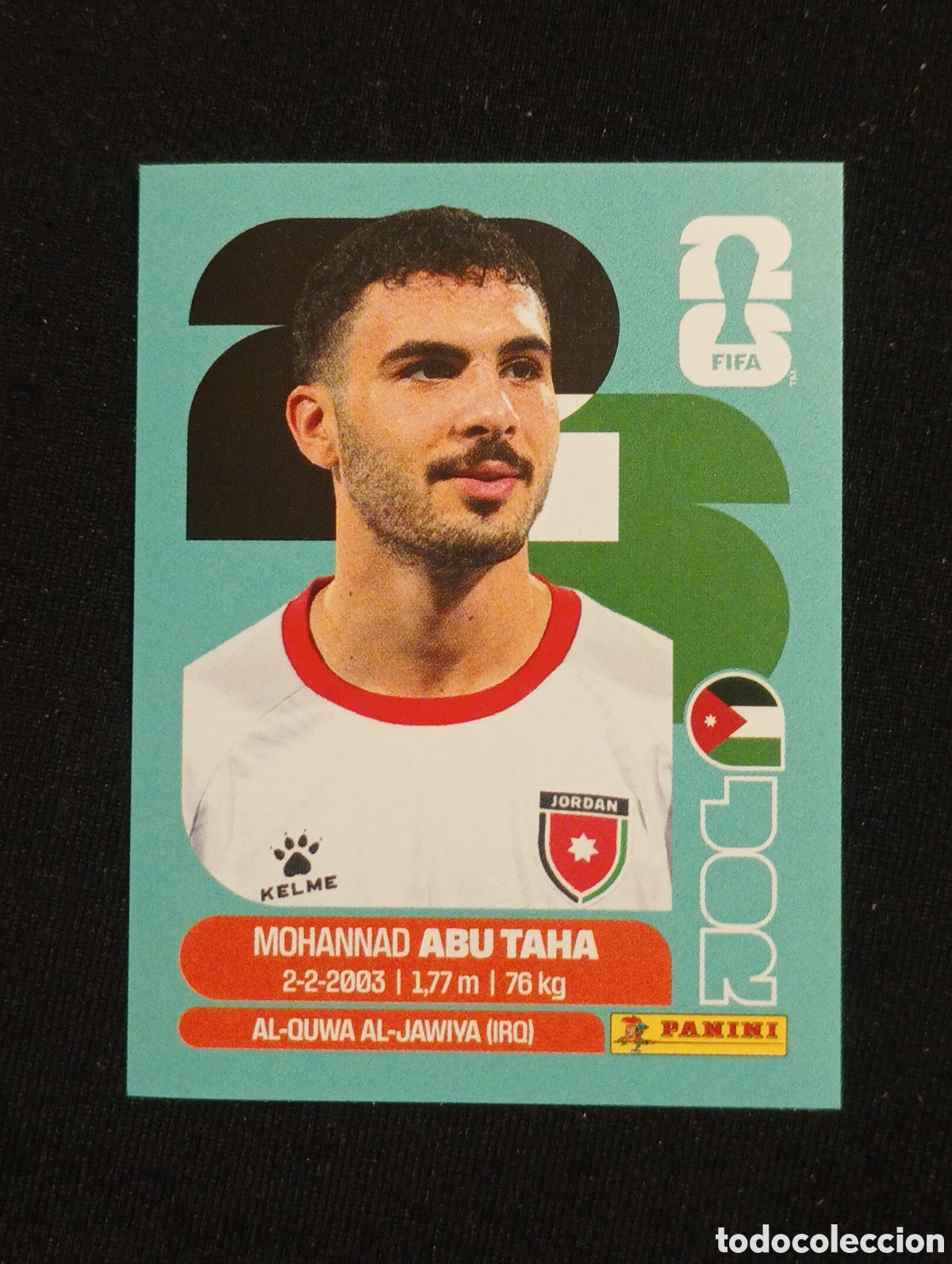 Cromos de f&uacute;tbol: mundial panini 2026 mohannad Abu taha