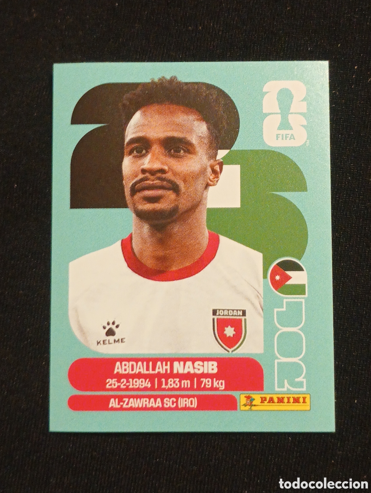 Cromos de f&uacute;tbol: mundial panini 2026 abdallah nasib