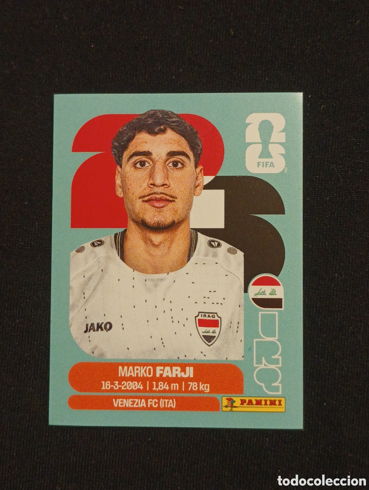 Cromos de f&uacute;tbol: mundial panini 2026 marko farji