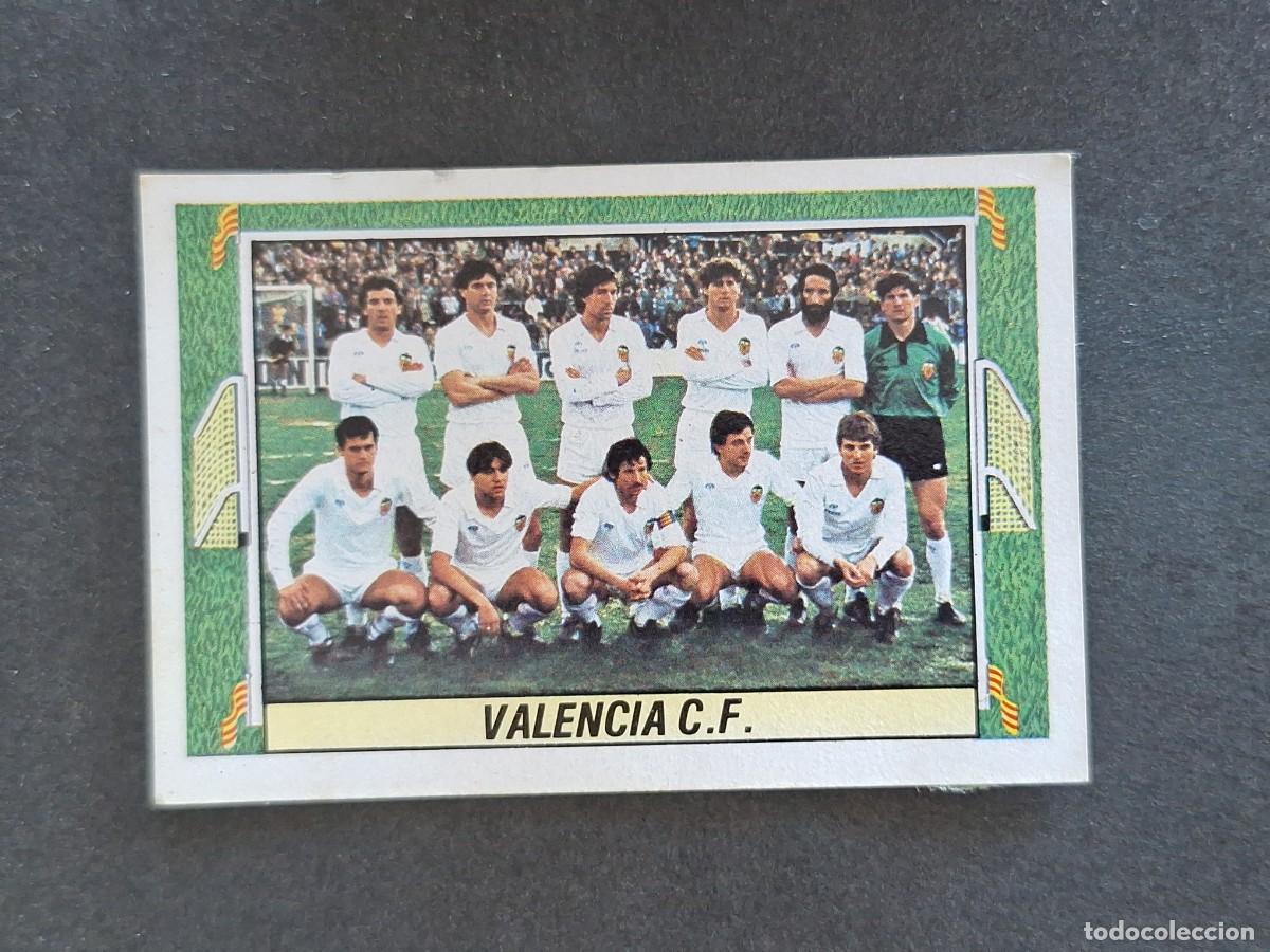Cromos de f&uacute;tbol: L5 EQUIPO VALENCIA C. F. LIGA ESTE 1984 1985 84 85 DESPEGADO RECUPERADO
